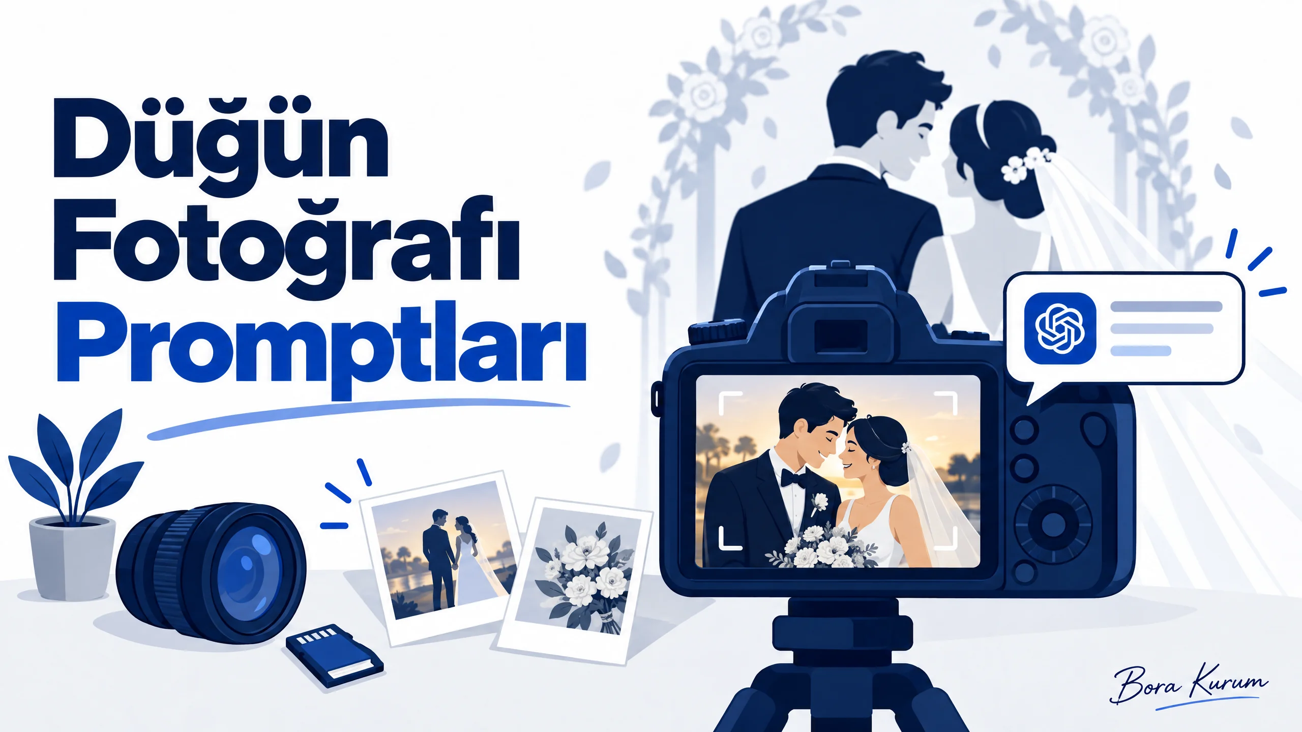 Düğün Fotoğrafı Promptları: ChatGPT ile Albüm Tadında Kareler – Bora Kurum