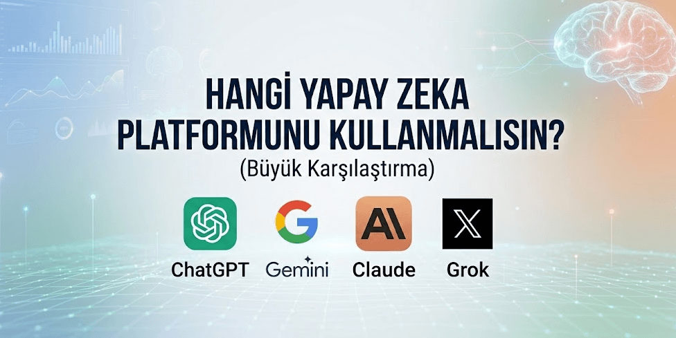 Hangi Yapay Zeka Platformunu Kullanmalısın? Bir Kullanıcı Olarak Düşüncelerim – Bora Kurum